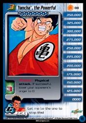 2001 Dragon Ball Z Cell Saga Limited #88  Yamcha, the Powerful (Level 3) U