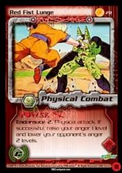 2002 Dragon Ball Z Cell Games Saga Limited #20  Red Fist Lunge C