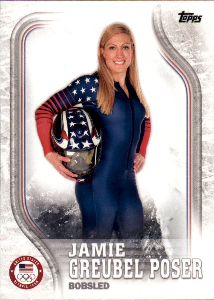 2018 Topps U.S. Olympic Team #US8 Jamie Greubel Poser