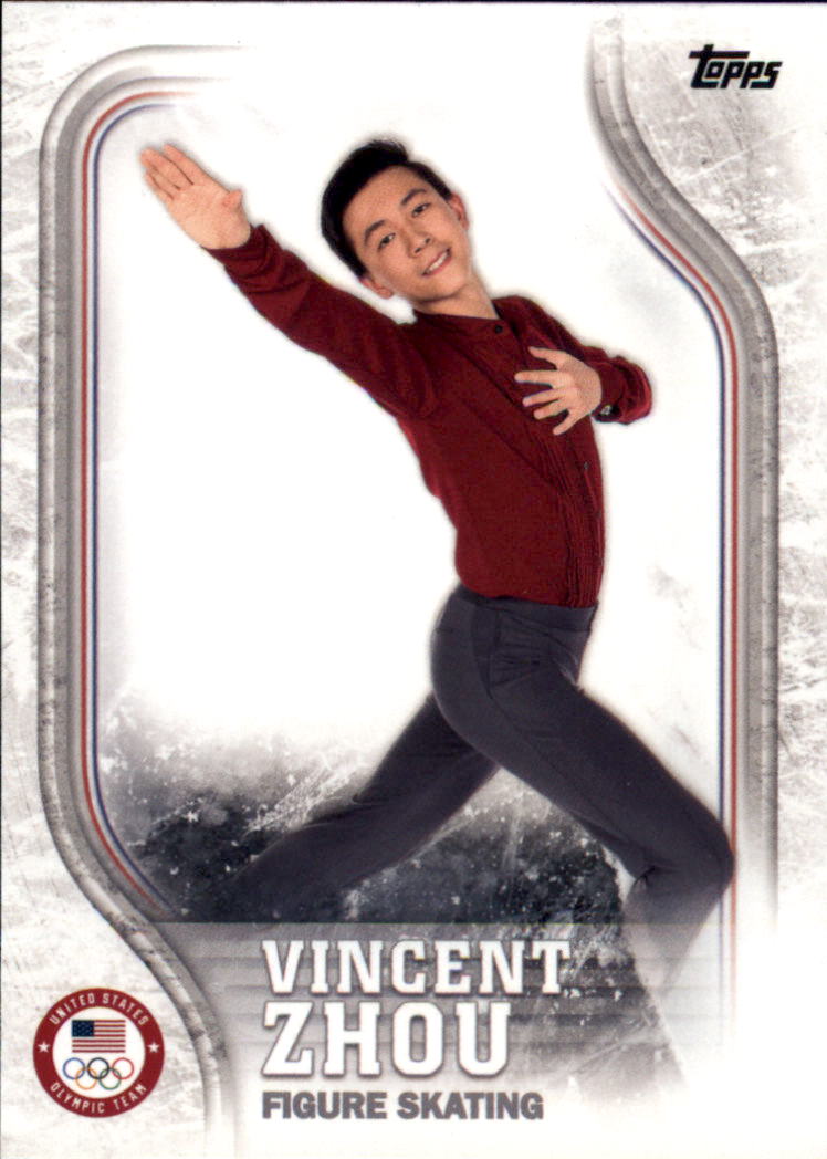 2018 Topps U.S. Olympic Team #US18 Vincent Zhou