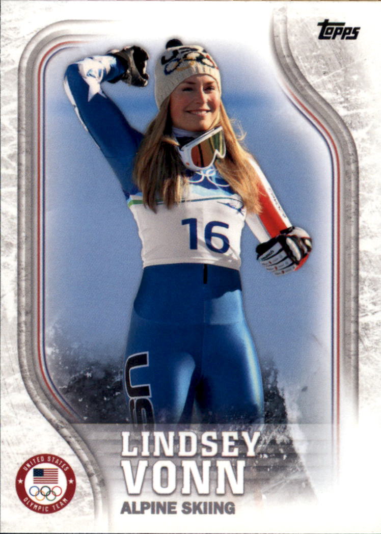 2018 Topps U.S. Olympic Team #USA4 Lindsey Vonn