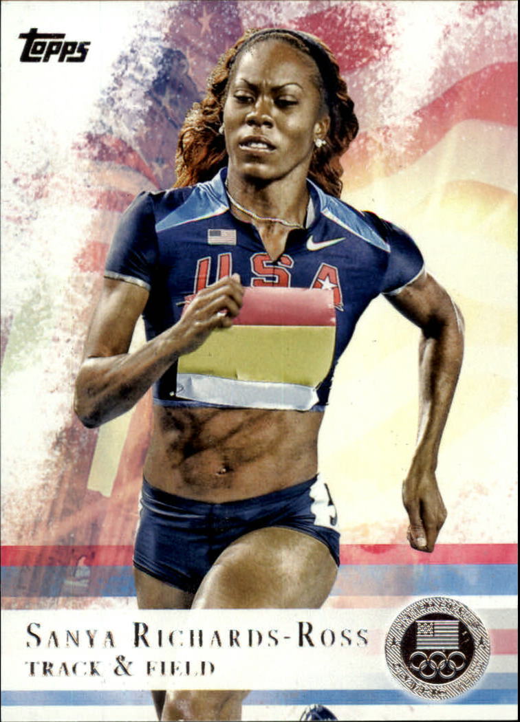 2012 Topps U.S. Olympic Team #30 Sanya Richards-Ross