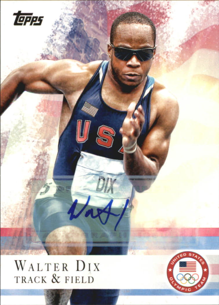 2012 Topps U.S. Olympic Team Autographs #4 Walter Dix