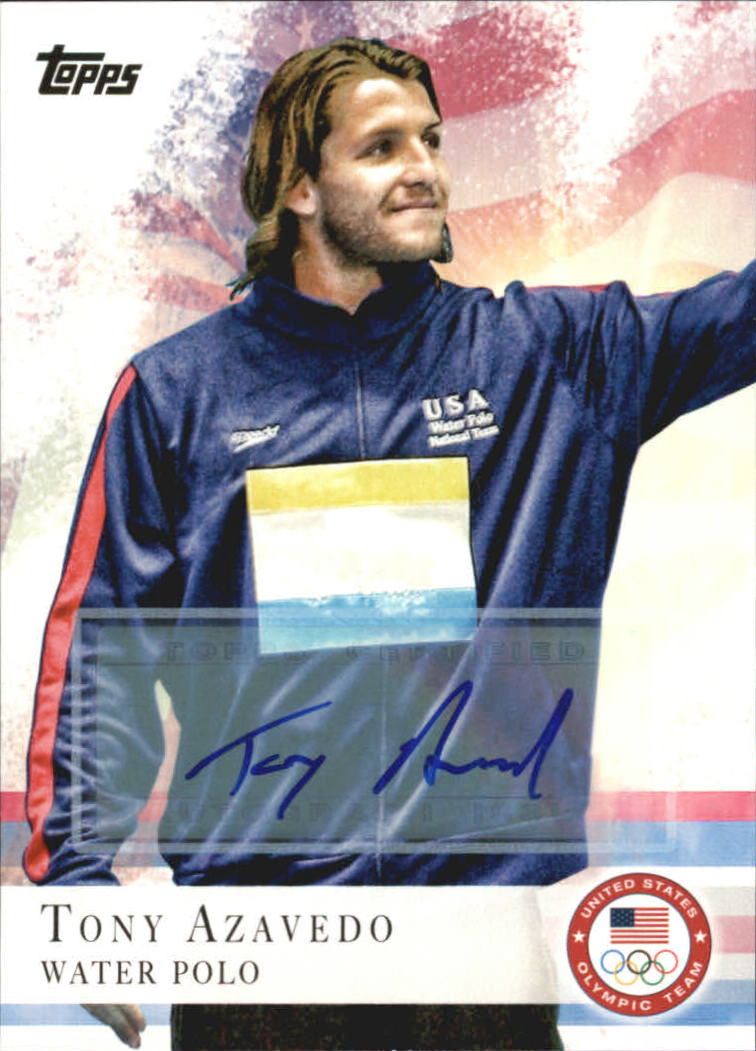 2012 Topps U.S. Olympic Team Autographs #76 Tony Azevedo