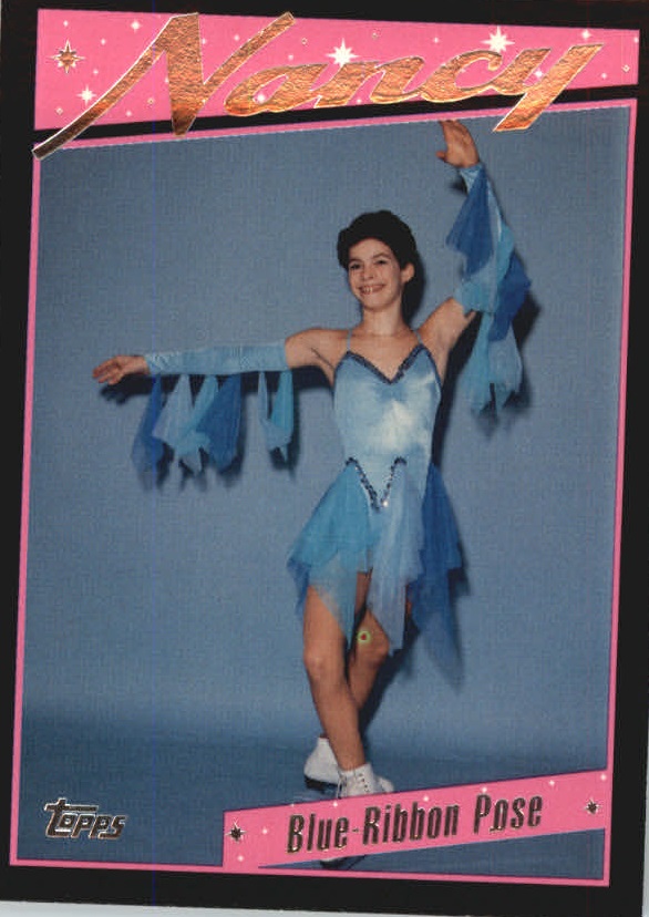1994 Topps Nancy Kerrigan My Diary #18 Blue-Ribbon Pose