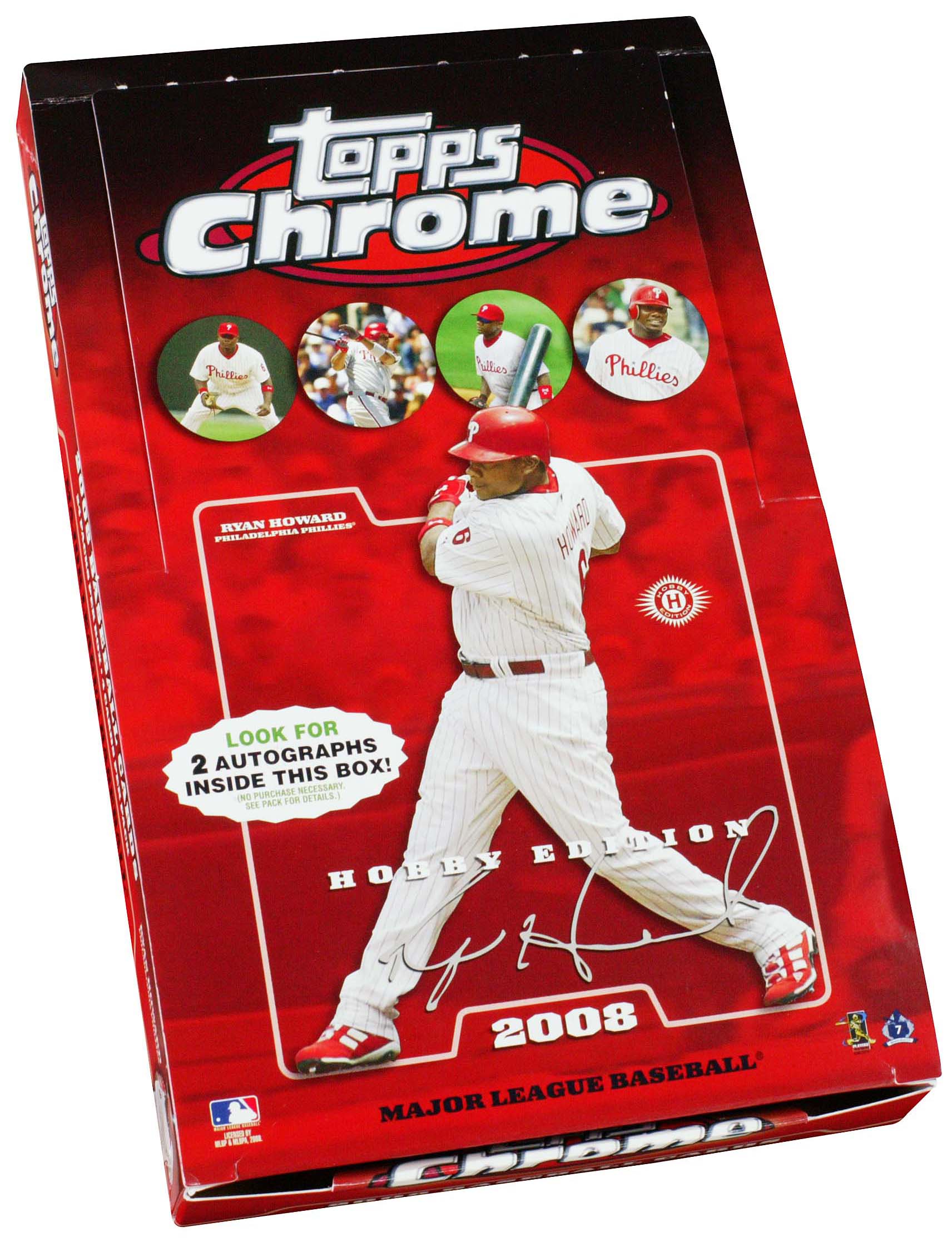 2008 Topps Chrome Baseball Hobby Box card image