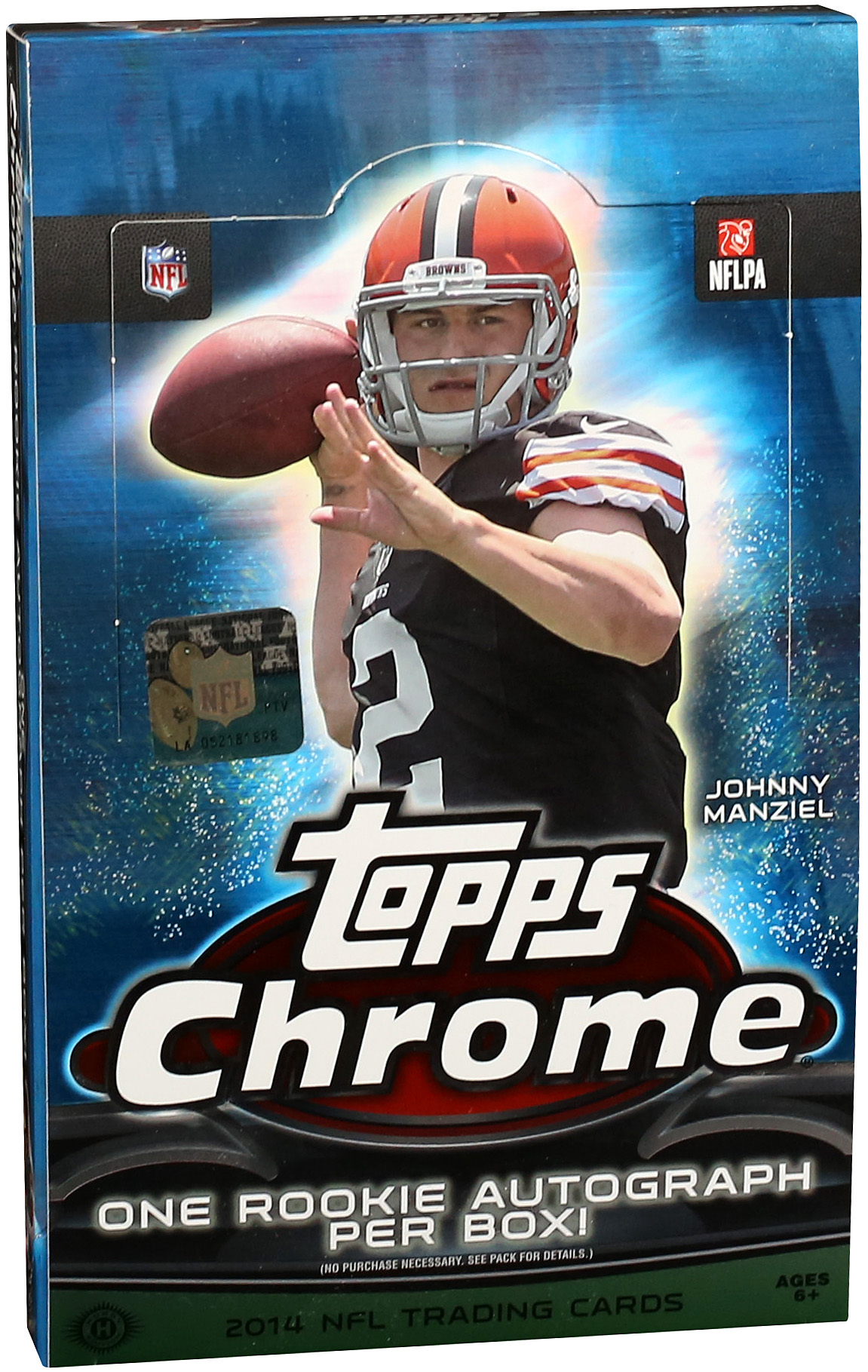 2014 Topps Chrome Football Hobby Box card image