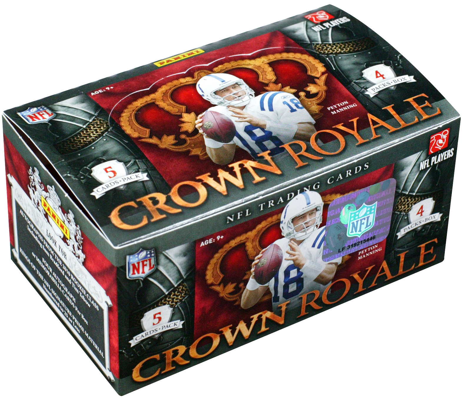 2010 Crown Royale Football Hobby Box