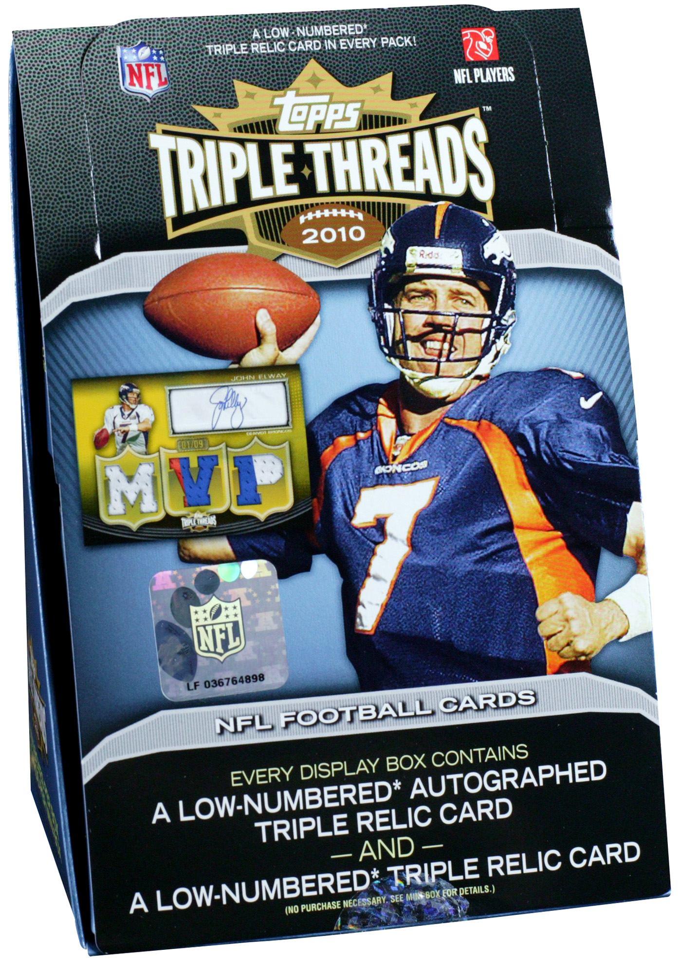 2010 Topps Triple Threads Football Hobby Box card image