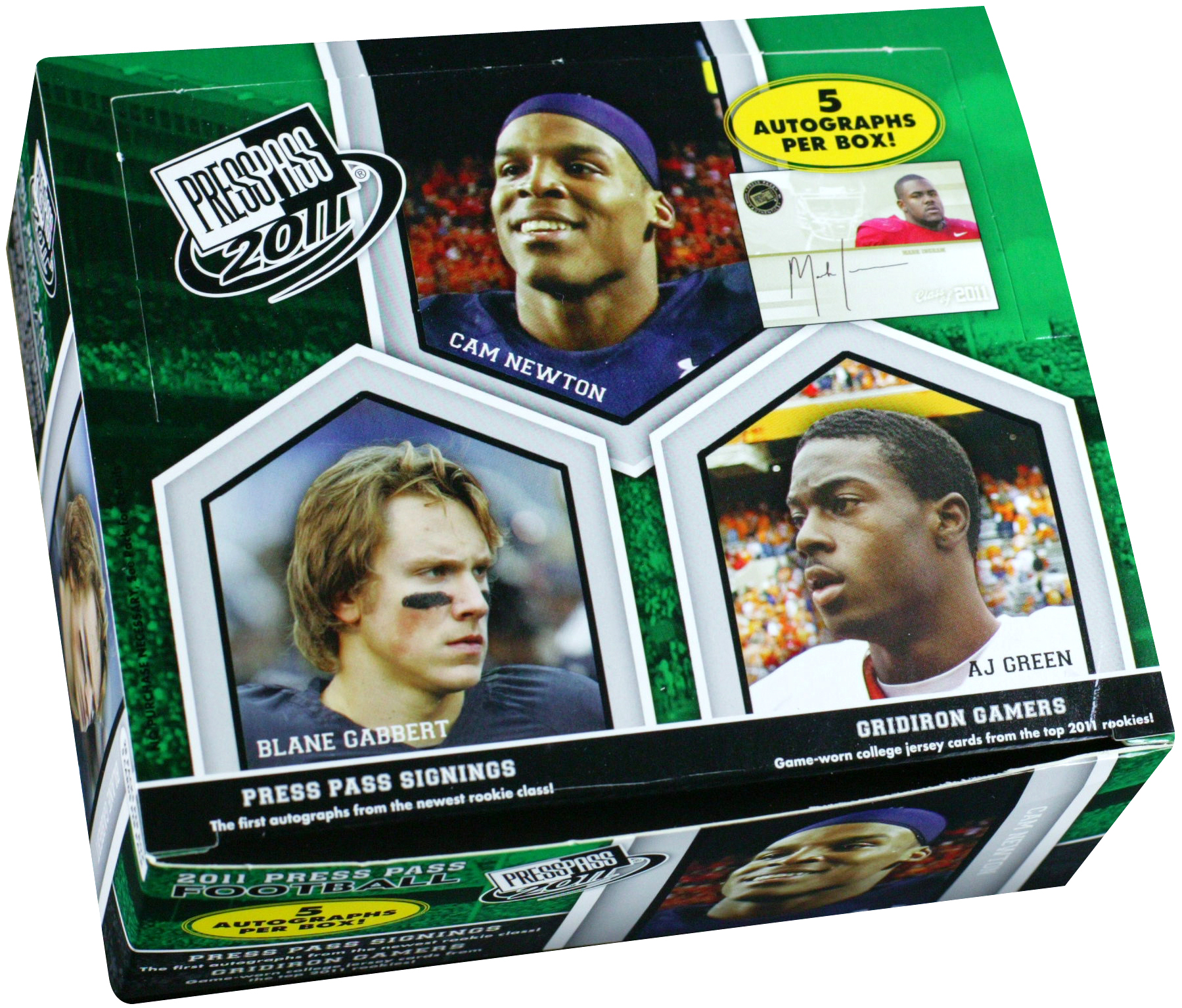 2011 Press Pass Football Hobby Box card image