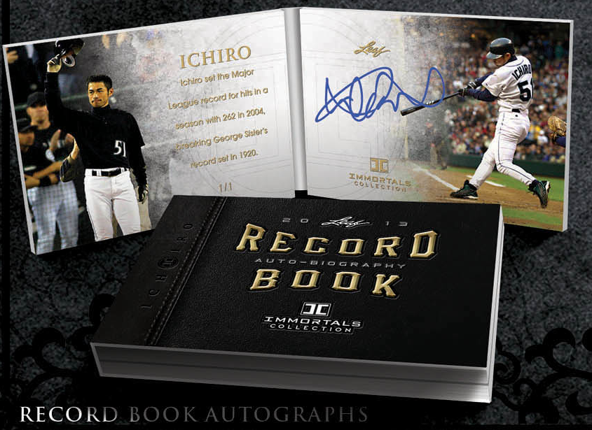 イチロー 13 LEAF IMMORTALS 5枚限定直筆サインカード 2013 Leaf Ichiro Immortals Collection Baseball Details - Beckett News