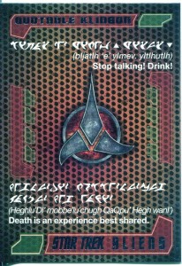 Quotable Klingon