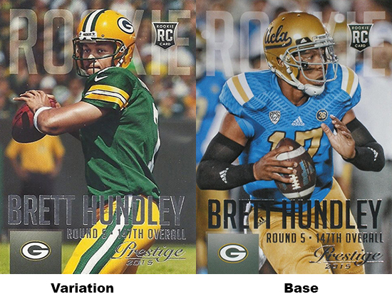 2015 Panini Prestige Football Variations Brett Hundley