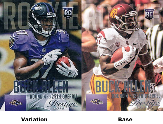 2015 Panini Prestige Football Variations Buck Allen