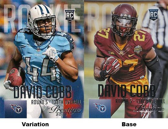 2015 Panini Prestige Football Variations David Cobb