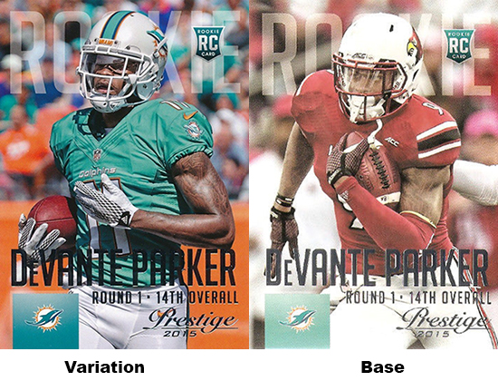 2015 Panini Prestige Football Variations DeVante Parker