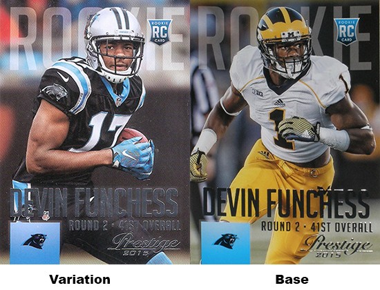 2015 Panini Prestige Football Variations Devin Funchess