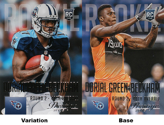 2015 Panini Prestige Football Variations Dorial Green-Beckham