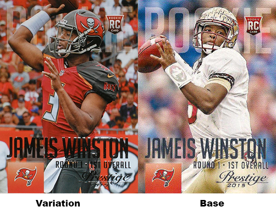 2015 Panini Prestige Football Variations Jameis Winston