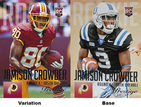 2015 Panini Prestige Football Variations Jamison Crowder
