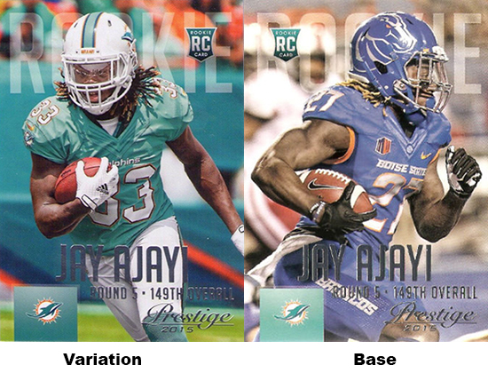 2015 Panini Prestige Football Variations Jay Ajayi