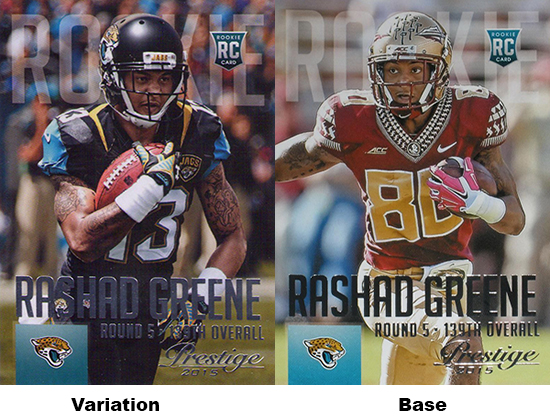 2015 Panini Prestige Football Variations Rashad Greene