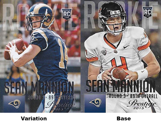 2015 Panini Prestige Football Variations Sean Mannion