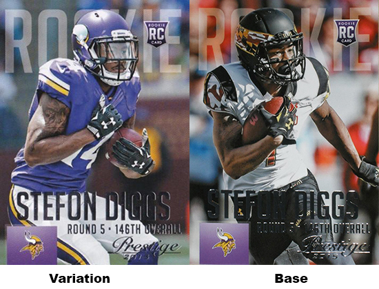 2015 Panini Prestige Football Variations Stefon Diggs
