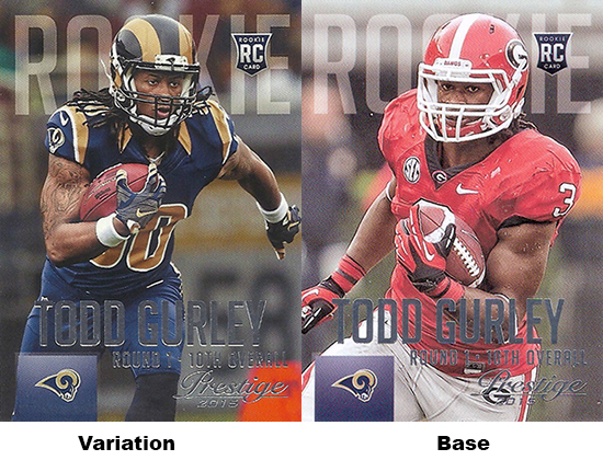 2015 Panini Prestige Football Variations Todd Gurley