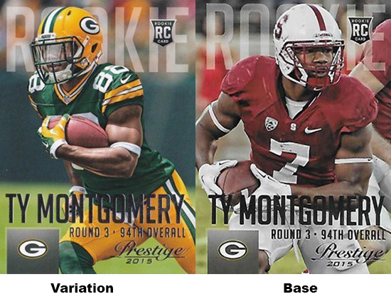 2015 Panini Prestige Football Variations Ty Montgomery