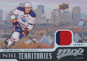 2015-16 Upper Deck MVP Hockey NHL Territories Material Taylor Hall