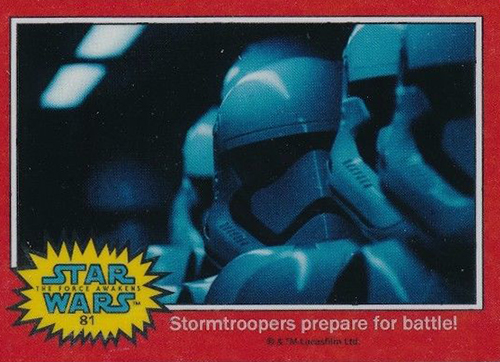 2015 Topps Star Wars Chrome Perspectives 2 Force Awakens 81