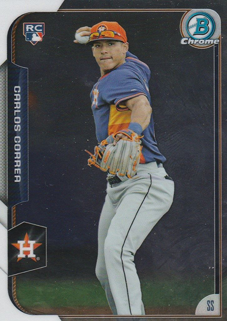 2015 Bowman Chrome Carlos Correa RC