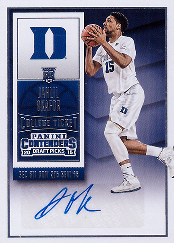 15-16 Con Dr CT Auto 118 Jahlil Okafor