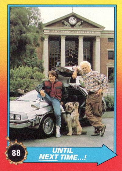 Brief History of Back to the Future Trading Cards