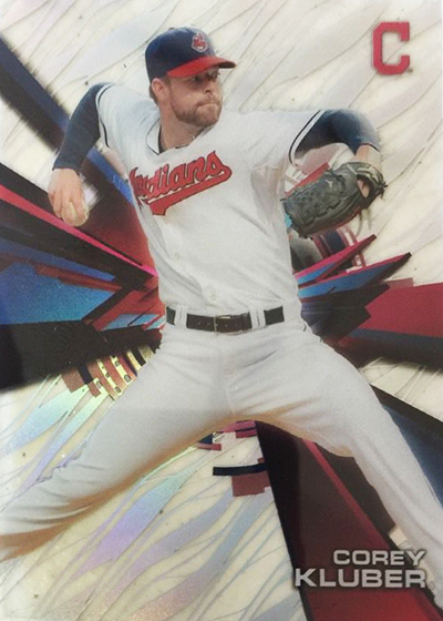 2015 Topps High Tek Home Uniform Variations Corey Kluber