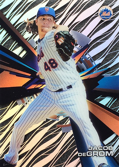 2015 Topps High Tek Home Uniform Variations Jacob deGrom