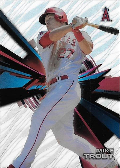 2015 Topps High Tek Home Uniform Variations Mike Trout