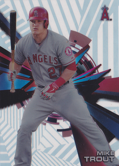 2015 Topps High Tek Stripes Mike Trout