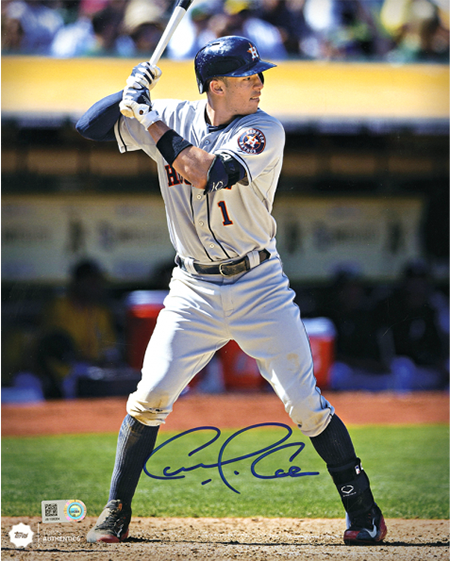 Carlos Correa Topps Signed 8x10