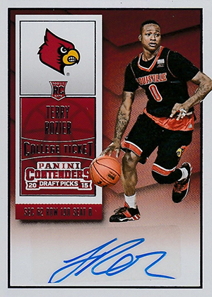 15-16 Con Dr CT Auto 144 Rozier black jersey