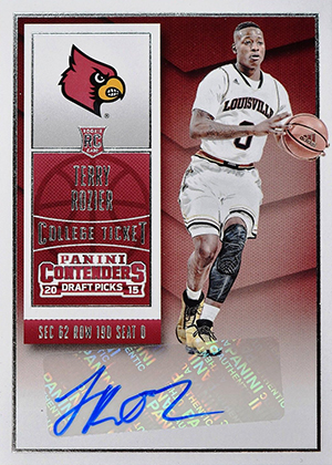 15-16 Con Dr CT Auto 144 Rozier white jersey