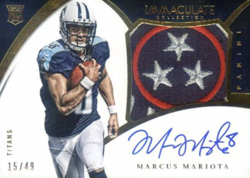 2015 Panini Immaculate Football Hits Gallery