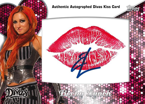 2016 Topps WWE Divas Kiss Card Autograph Becky Lynch - Beckett News