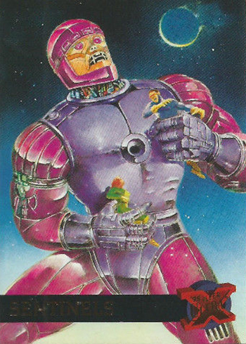 1995 X-Men Ultra Base Sentinels