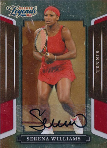 2008 Donruss Sports Legends Serena Williams Autograph