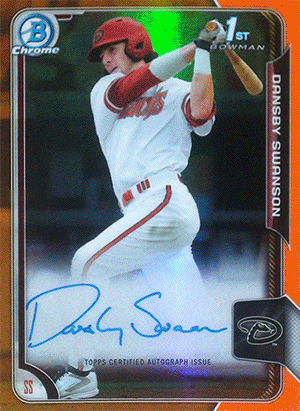 2015 Bowman Draft Baseball Parallel and Refractor Gallery