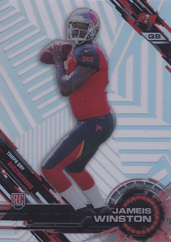 2015 Topps High Tek Football Patterns Stripes