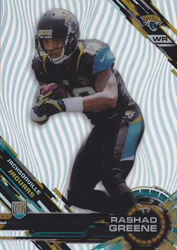 2015 Topps High Tek Football Patterns Waves