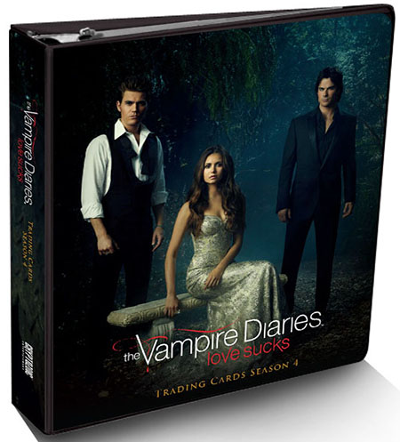 vampire diaries trading cards binder The Season 1 Cryptozoic Entertainment obsessed with the same gorgeous girl The Vampire Diaries season 3